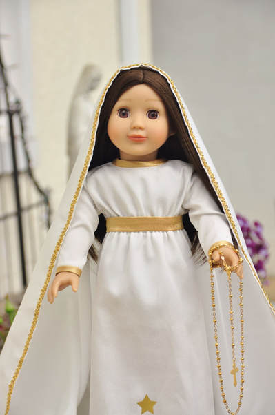 Ailatu New Mother's Day Gift Virgin Mary Faith Power Beaded